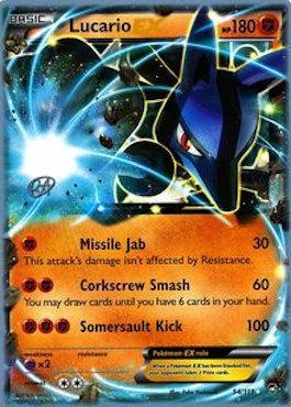 Lucario EX (54/111) (The Flying Hammer - Rowan Stavenow) [World Championships 2015] | North Game Den