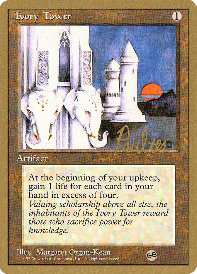 Ivory Tower (Preston Poulter) (SB) [Pro Tour Collector Set] | North Game Den