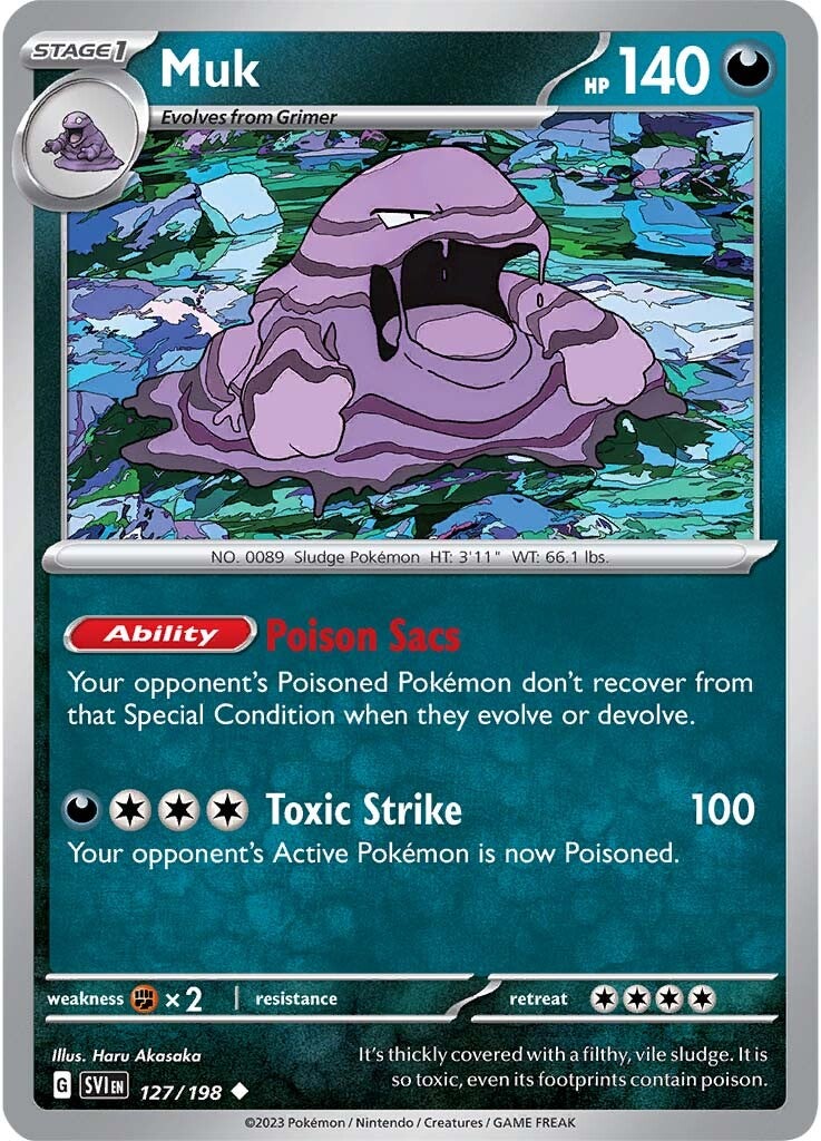 Muk (127/198) [Scarlet & Violet: Base Set] | North Game Den