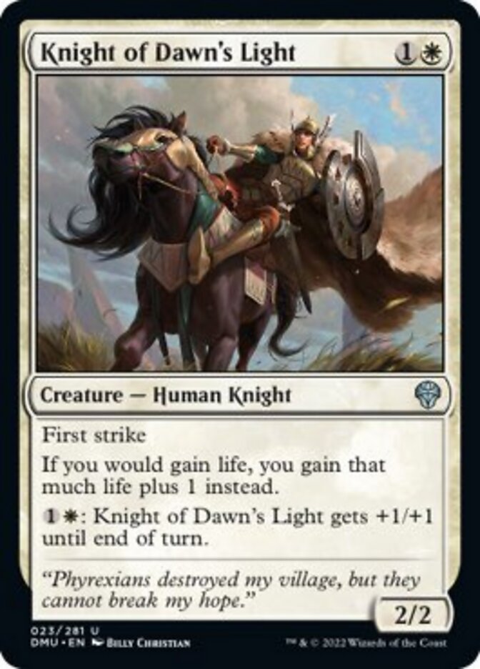 Knight of Dawn's Light [Dominaria United] | North Game Den