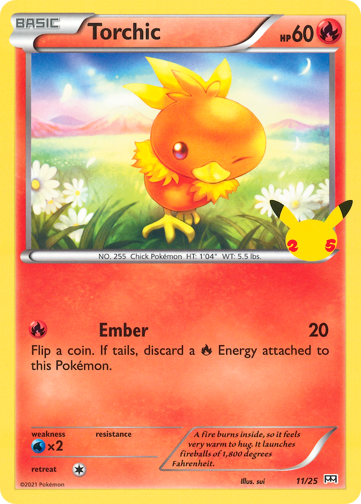 Torchic (11/25) [McDonald's 25th Anniversary] | North Game Den