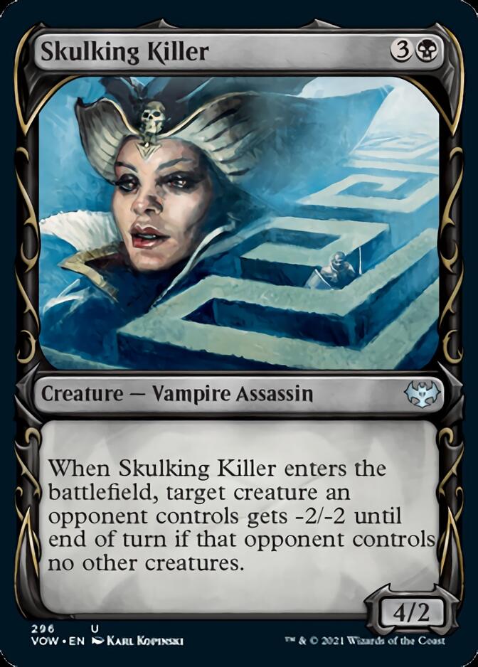 Skulking Killer (Showcase Fang Frame) [Innistrad: Crimson Vow] | North Game Den