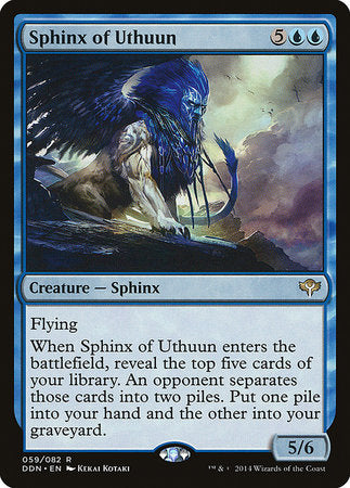 Sphinx of Uthuun [Duel Decks: Speed vs. Cunning] | North Game Den