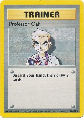 Professor Oak (88/102) [Base Set Unlimited] | North Game Den