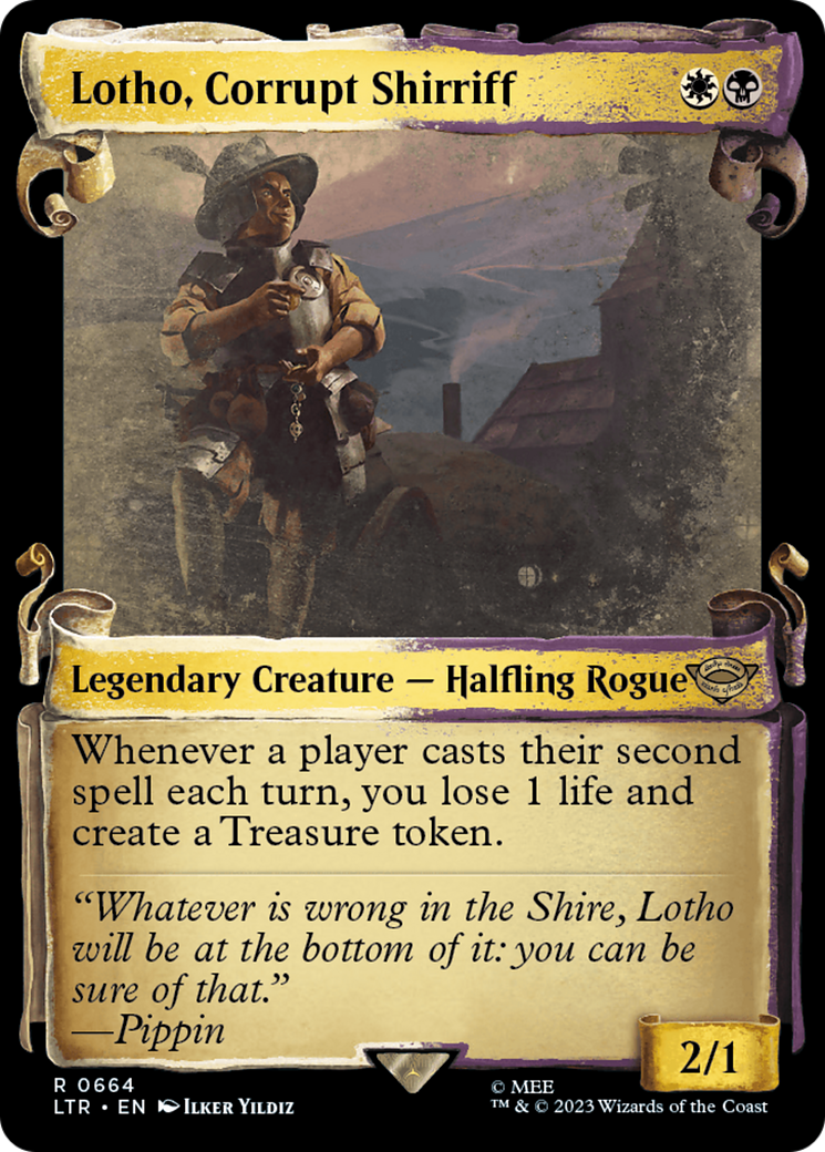 Lotho, Corrupt Shirriff [The Lord of the Rings: Tales of Middle-Earth Showcase Scrolls] | North Game Den