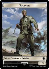 Soldier // Treasure (0030) Double-Sided Token [Doctor Who Tokens] | North Game Den