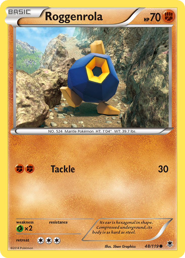 Roggenrola (48/119) [XY: Phantom Forces] | North Game Den