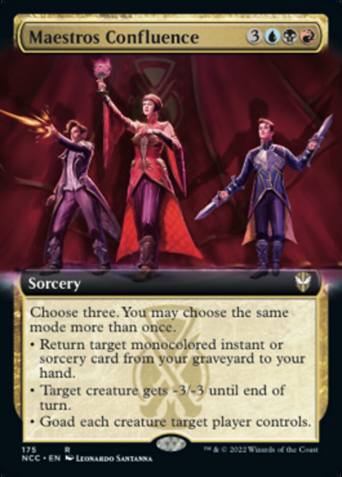 Maestros Confluence (Extended Art) [Streets of New Capenna Commander] | North Game Den