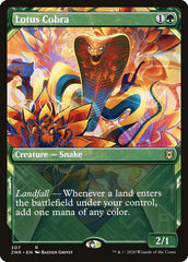 Lotus Cobra (Showcase) [Zendikar Rising] | North Game Den