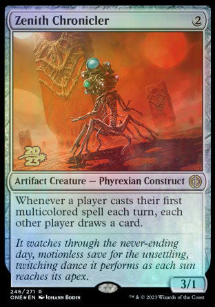 Zenith Chronicler [Phyrexia: All Will Be One Prerelease Promos] | North Game Den