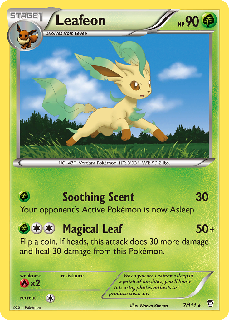 Leafeon (7/111) [XY: Furious Fists] | North Game Den