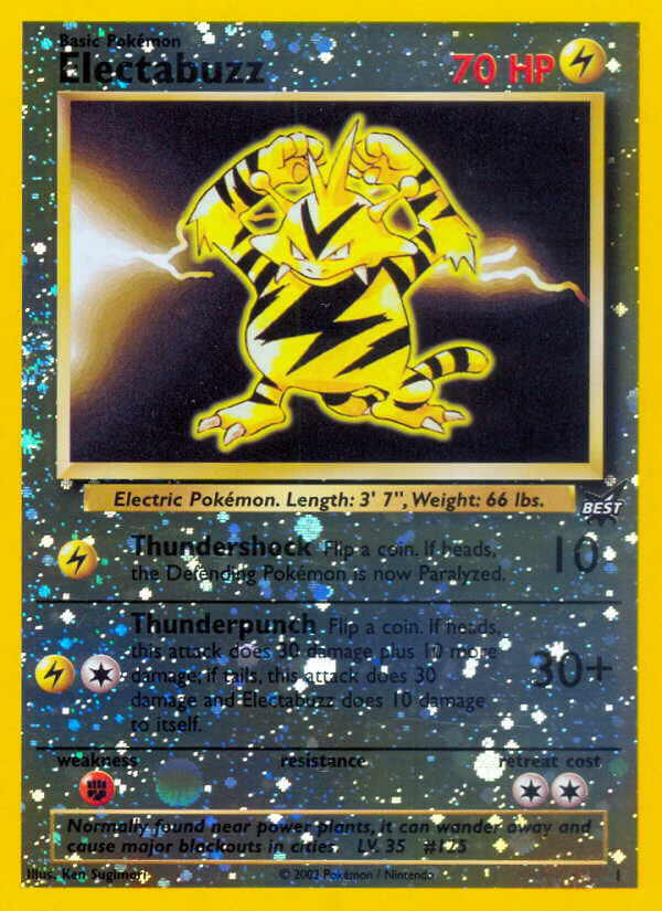 Electabuzz (1) [Best of Promos] | North Game Den