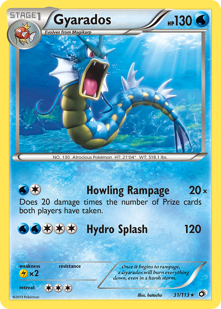 Gyarados (31/113) [Black & White: Legendary Treasures] | North Game Den