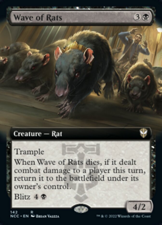 Wave of Rats (Extended Art) [Streets of New Capenna Commander] | North Game Den