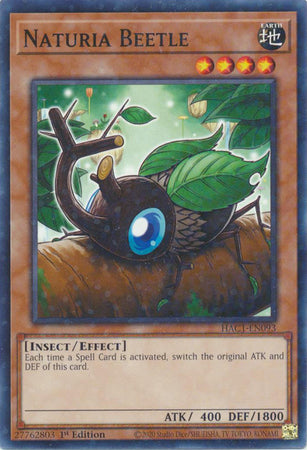 Naturia Beetle (Duel Terminal) [HAC1-EN093] Common | North Game Den