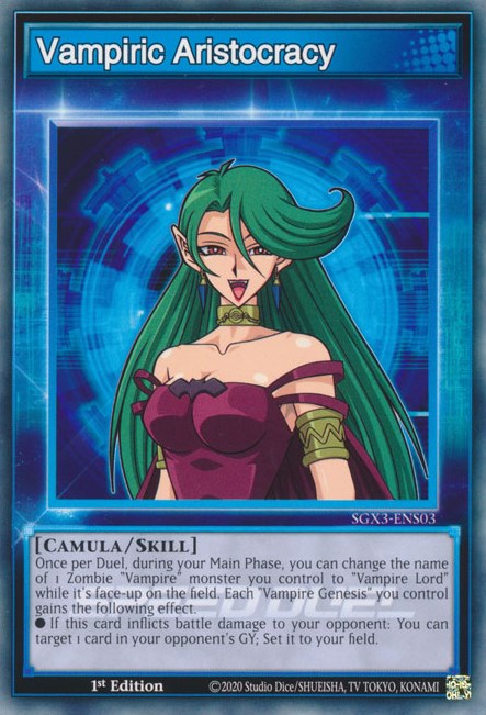 Vampiric Aristocracy [SGX3-ENS03] Common | North Game Den