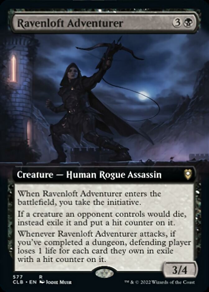 Ravenloft Adventurer (Extended Art) [Commander Legends: Battle for Baldur's Gate] | North Game Den