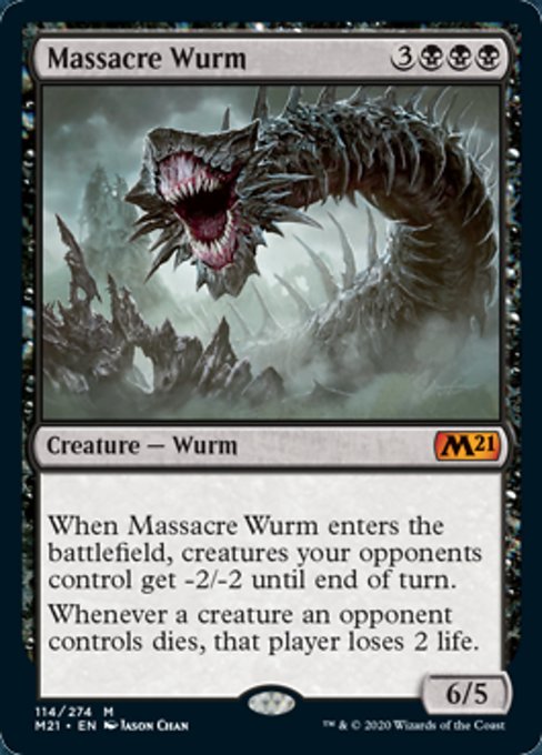 Massacre Wurm [Core Set 2021] | North Game Den