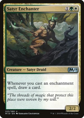 Satyr Enchanter [Core Set 2019] | North Game Den