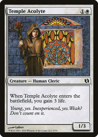 Temple Acolyte [Duel Decks: Elspeth vs. Tezzeret] | North Game Den