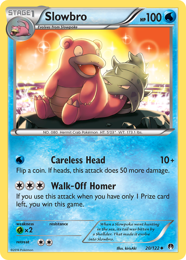 Slowbro (20/122) [XY: BREAKpoint] | North Game Den