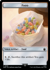 Alien Angel // Food (0025) Double-Sided Token [Doctor Who Tokens] | North Game Den