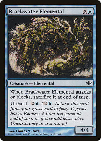 Brackwater Elemental [Conflux] | North Game Den