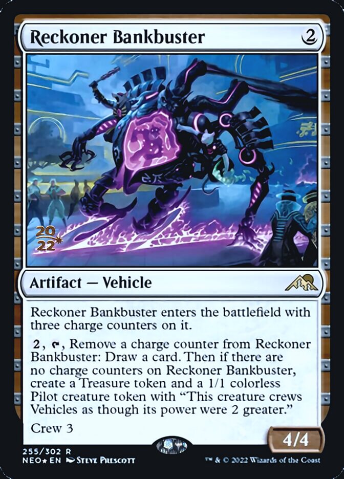 Reckoner Bankbuster [Kamigawa: Neon Dynasty Prerelease Promos] | North Game Den