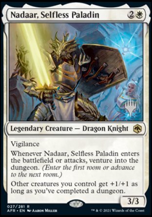 Nadaar, Selfless Paladin (Promo Pack) [Dungeons & Dragons: Adventures in the Forgotten Realms Promos] | North Game Den