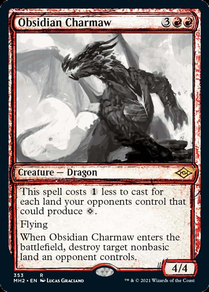Obsidian Charmaw (Sketch) [Modern Horizons 2] | North Game Den