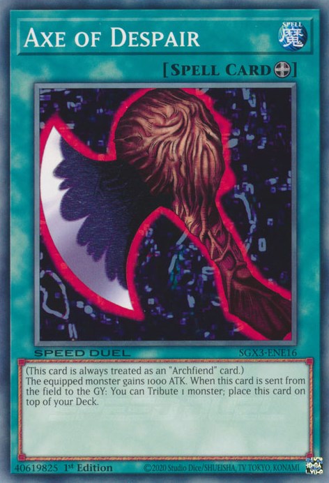 Axe of Despair [SGX3-ENE16] Common | North Game Den