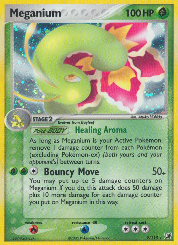 Meganium (9/115) (Theme Deck Exclusive) [EX: Unseen Forces] | North Game Den