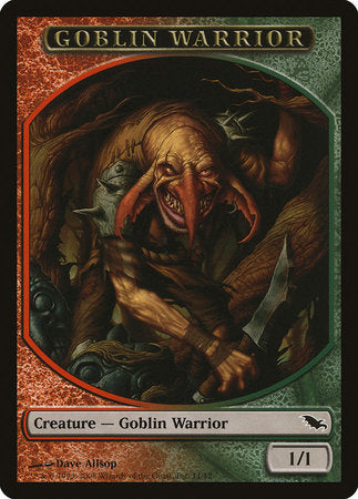 Goblin Warrior Token (Red/Green) [Shadowmoor Tokens] | North Game Den
