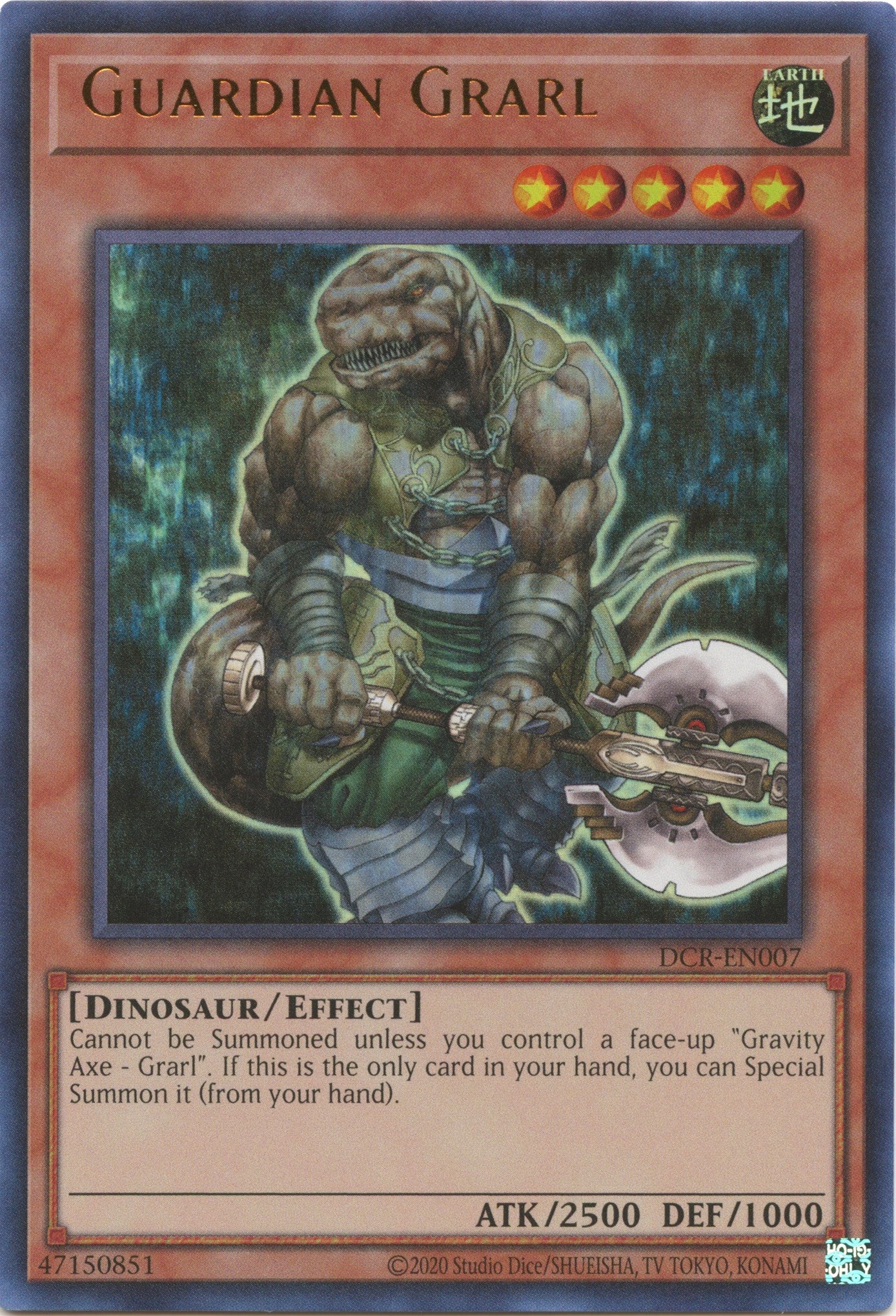Guardian Grarl (25th Anniversary) [DCR-EN007] Ultra Rare | North Game Den