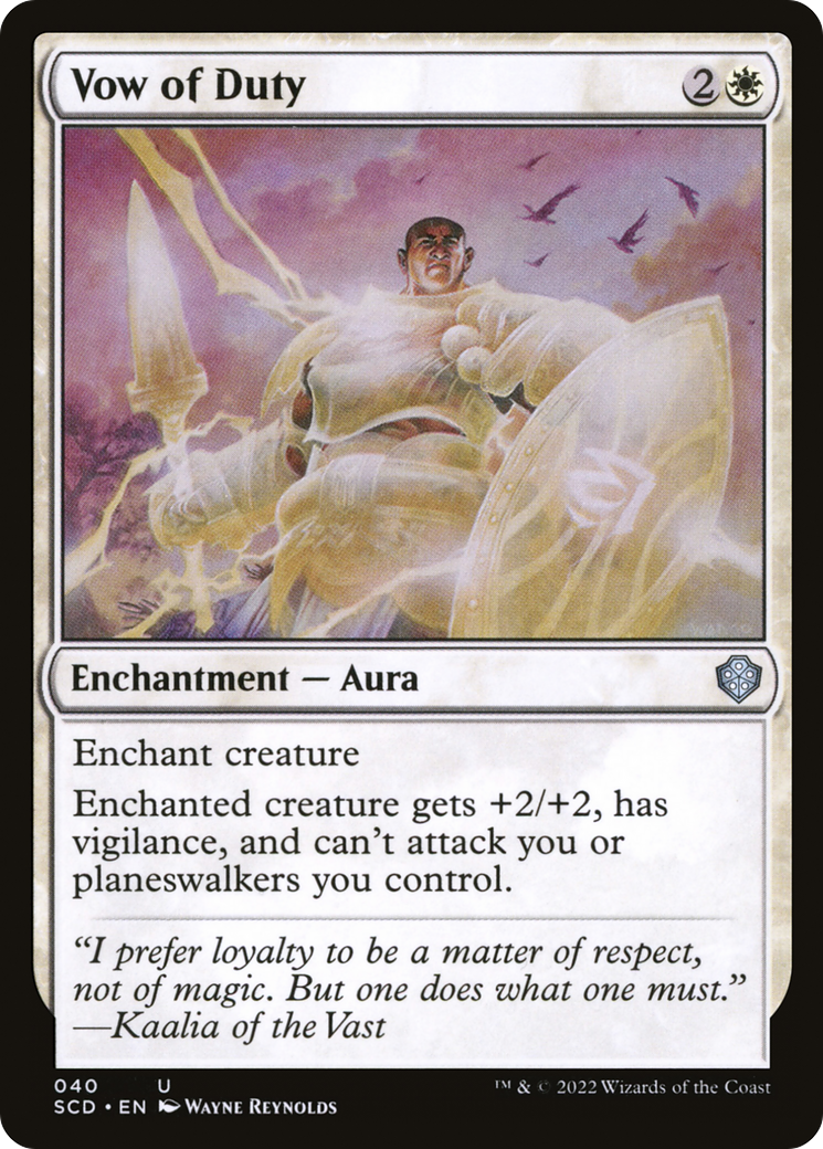 Vow of Duty [Starter Commander Decks] | North Game Den