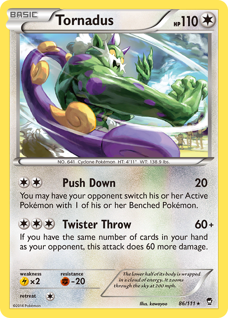 Tornadus (86/111) [XY: Furious Fists] | North Game Den