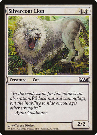 Silvercoat Lion [Magic 2011] | North Game Den