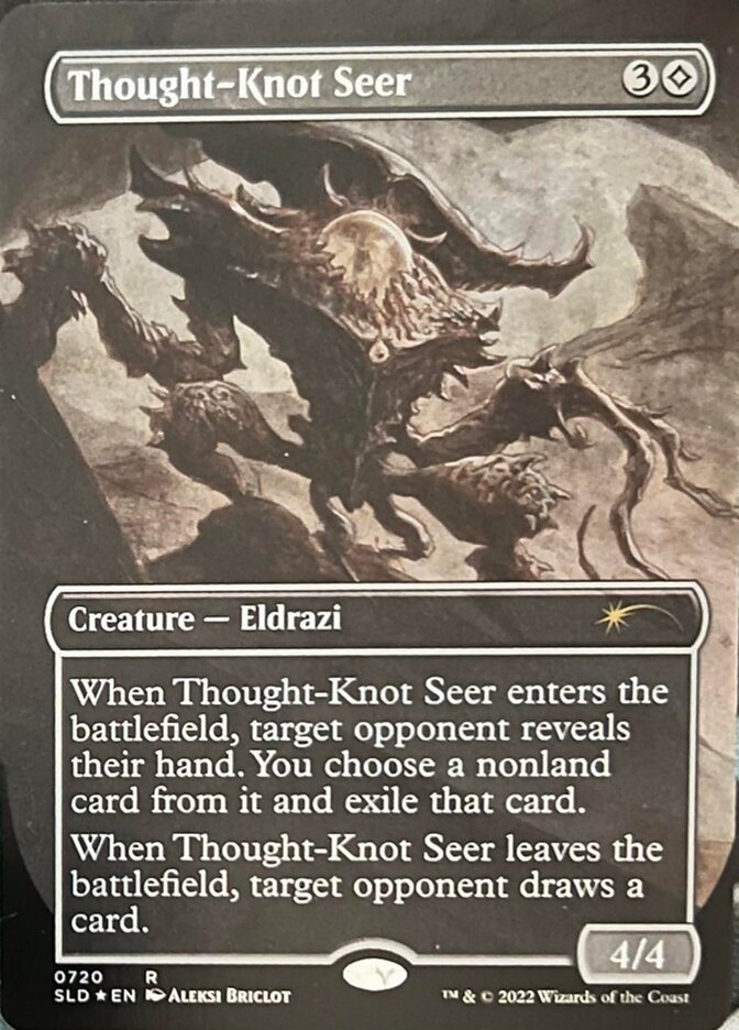 Thought-Knot Seer (720) (Borderless) [Secret Lair Drop Promos] | North Game Den