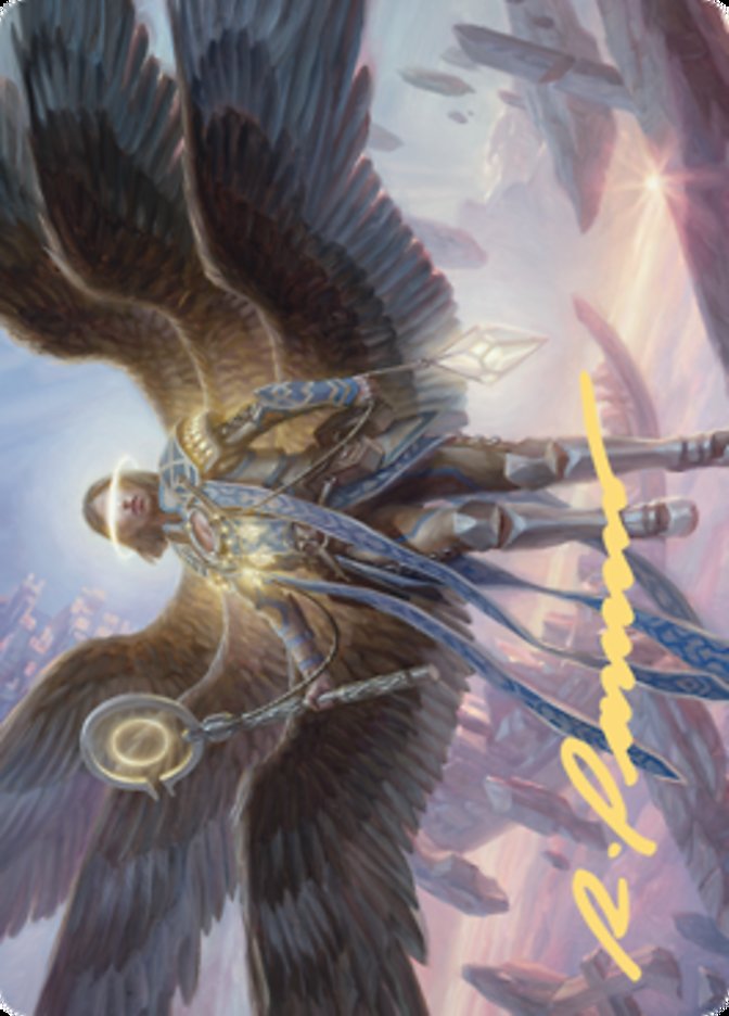 Angel of Destiny Art Card (Gold-Stamped Signature) [Zendikar Rising Art Series] | North Game Den