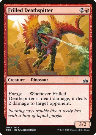 Frilled Deathspitter [Rivals of Ixalan] | North Game Den