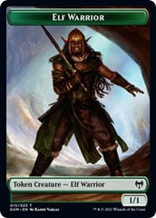 Elf Warrior // Servo Double-sided Token [Kaldheim Commander Tokens] | North Game Den