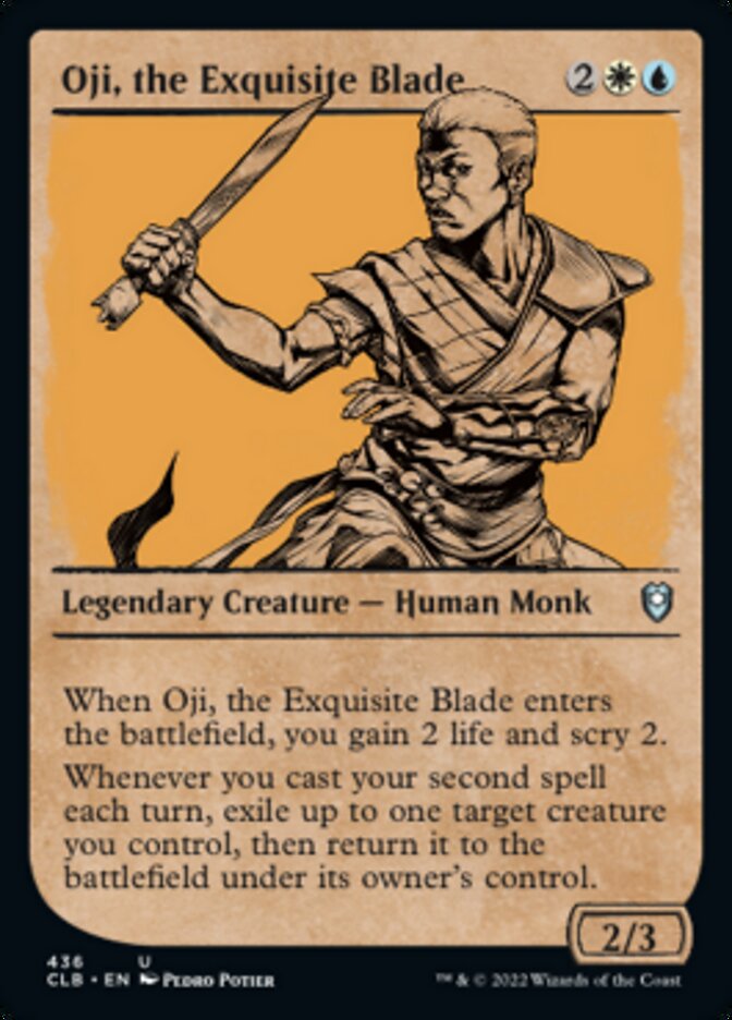 Oji, the Exquisite Blade (Showcase) [Commander Legends: Battle for Baldur's Gate] | North Game Den