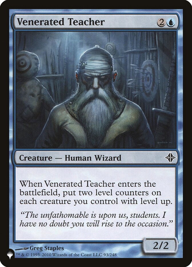 Venerated Teacher [The List] | North Game Den