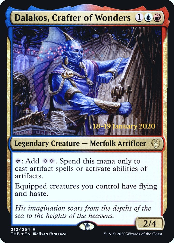 Dalakos, Crafter of Wonders [Theros Beyond Death Prerelease Promos] | North Game Den