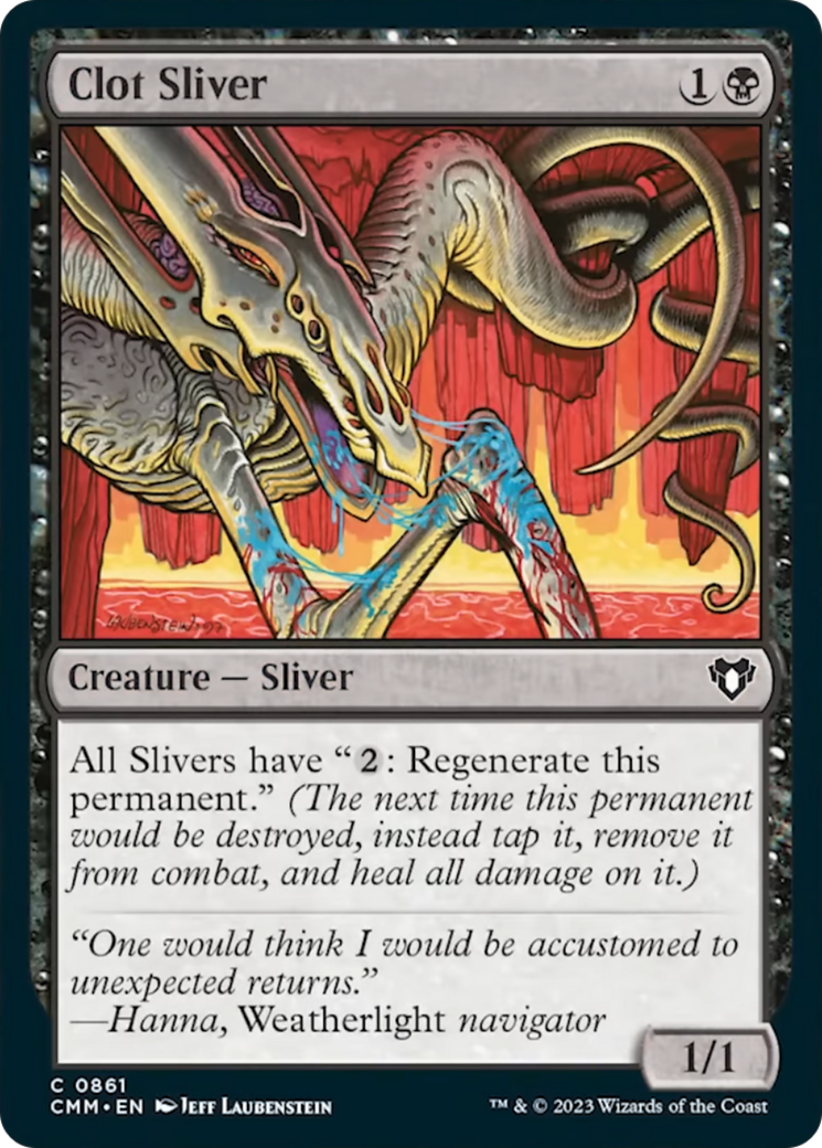 Clot Sliver [Commander Masters] | North Game Den