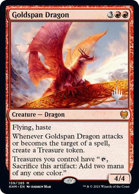 Goldspan Dragon [Kaldheim Promo Pack] | North Game Den