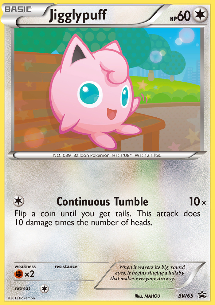 Jigglypuff (BW65) [Black & White: Black Star Promos] | North Game Den