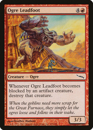 Ogre Leadfoot [Mirrodin] | North Game Den