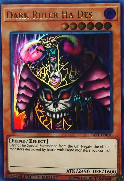 Dark Ruler Ha Des [LART-EN010] Ultra Rare | North Game Den
