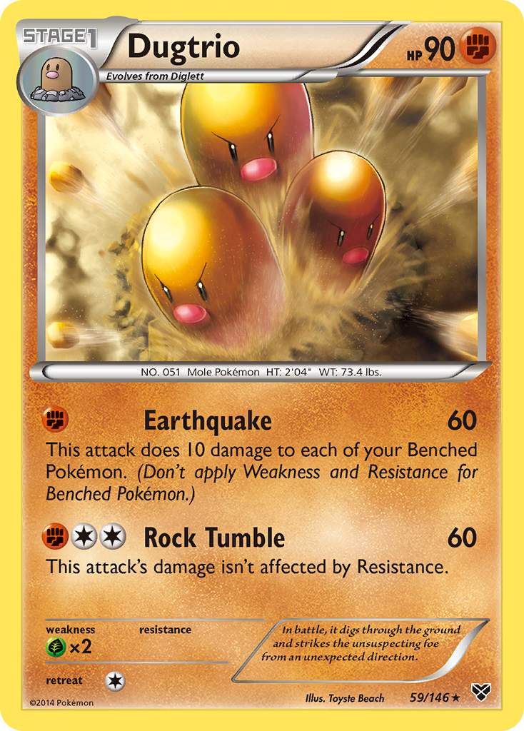 Dugtrio (59/146) [XY: Base Set] | North Game Den